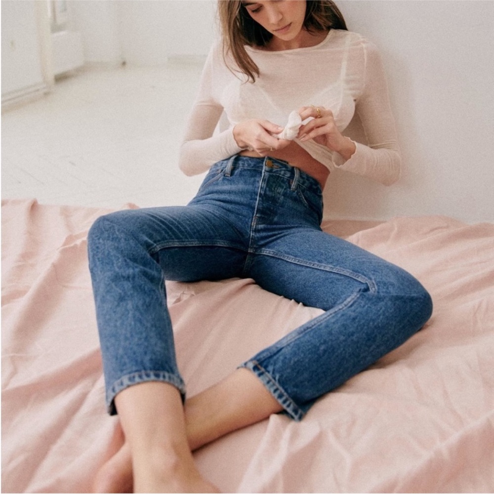 Sezane Brut Sexy jeans in denim Size 28